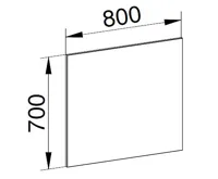 Zrcadlo 800x700x20 mm (3)