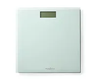 Digitální osobní váha s max. nosností 150kg, tvrzené sklo, bílá (12)
