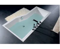 POLYSAN VERSYS L asymetrická vana 160x84x70x47cm, bílá (5)