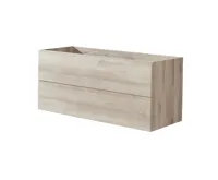 Aira desk, koupelnová skříňka, dub, 2 zásuvky, 1210x530x460 mm