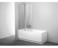 Ravak Vanová zástěna CVS2-100 L bright alu+Transparent Ravak Vanová zástěna CVS2-100 L bright alu+Transparent