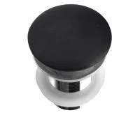 SAPHO BLOK umyvadlová výpust 5/4“, click-clack, zátka matný černý marquin (2)