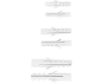 BGS Hmoždinky, 5/6/8 mm, 400 pcs. (2)