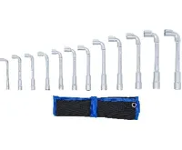 BGS Sada fajfkových průchodných klíčů, 8 - 19 mm, 12dílná (7)