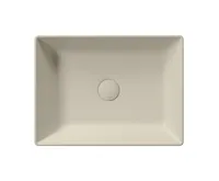 GSI KUBE X keramické umyvadlo na desku, 50x37cm, creta mat (4)