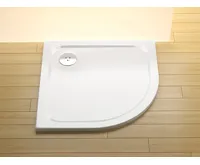 Ravak sprchová vanička z litého mramoru Elipso Pro-90 Chrome white