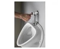 AQUALINE Samouzavírací nástěnný ventil pro urinál, chrom (1)