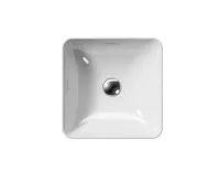 GSI SAND/NUBES keramické umyvadlo na desku 38x38cm, bílá ExtraGlaze (1)