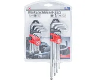 BGS Sada zahnutých klíčů, dlouhé, T-profil (pro Torx) T10–T50 / inbusové 1,5–10 mm, 18dílná (3)