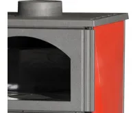 PLAMEN Litinová krbová kamna LAGUNA - červená (2)