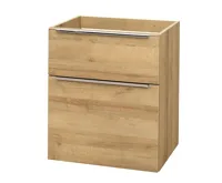 Mailo, koupelnová skříňka, dub, 2 zásuvky, 610x700x480 mm Mailo, koupelnová skříňka, dub, 2 zásuvky, 610x700x480 mm