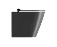 GSI KUBE X WC mísa stojící, Swirlflush, 36x55cm, spodní/zadní odpad, černá dual-mat (1)