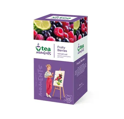Čaj Tea Moments Fruity Berries (22 sáčků)