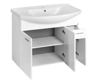 AQUALINE ZOJA umyvadlová skříňka 82,8x74x34,3cm, bílá (3)