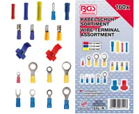 BGS Kabelová oka, konektory, spojky, sortiment 160 dílů