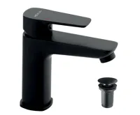 NOVASERVIS Umyvadlová baterie s výpustí METALIA 58  ECO, černá - 58003,5 NOVASERVIS Umyvadlová baterie s výpustí METALIA 58  ECO, černá - 58003,5