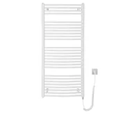 AQUALINE ORBIT-E elektrické otopné těleso oblé 600x1320 mm, 600 W, bílá AQUALINE ORBIT-E elektrické otopné těleso oblé 600x1320 mm, 600 W, bílá