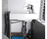 SAPHO Stojánková umyvadlová baterie s bidetovou sprchou, chrom (8)