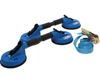 BGS Nosič skla, 2 x 2 přísavky pr. 110 mm, pás s ráčnou BGS Nosič skla, 2 x 2 přísavky pr. 110 mm, pás s ráčnou