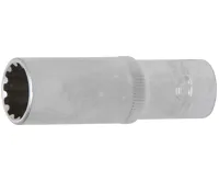 BGS Hlavice nástrčná 3/8&quot; 14 mm, prodloužená, &quot;GearLock&quot;