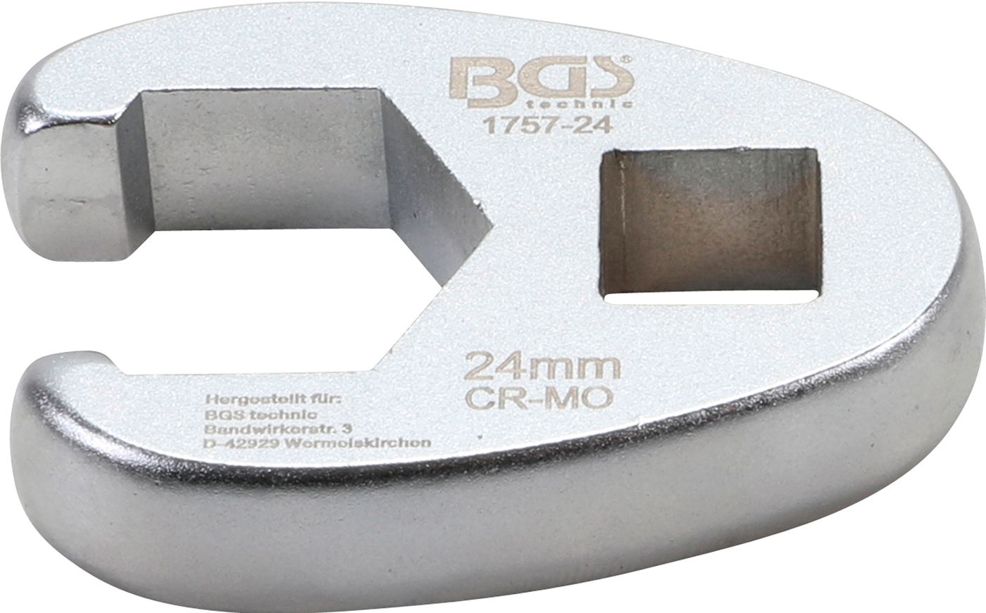 Bgs klíč plochý otevřený,  12,5 mm (1/2"), 24 mm