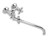 NOVASERVIS Paneláková baterie bez příslušenství 100 mm Retro II chrom - 99137/1,0 NOVASERVIS Paneláková baterie bez příslušenství 100 mm Retro II chrom - 99137/1,0