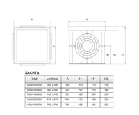 MONDIAL kanalizační šachta 400 x 400 hermeticky uzavíratelná | POŠKOZENO (2)
