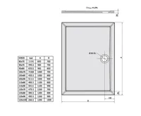 POLYSAN KARIA sprchová vanička z litého mramoru, obdélník 120x100cm, bílá (2)