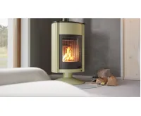 HS Flamingo Krbová kamna MASTERFLAMME ® Grande II, olivová (27)