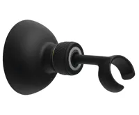 SAPHO Držák sprchy, otočný, černá mat SAPHO Držák sprchy, otočný, černá mat