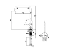 Nerezový dřez REGINOX SET MIAMI 500 GOLD + Baterie CRYSTAL + příslušenství, zlatá (18)