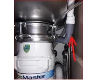 Instalační sada pro připojení přepadu dřezu pro drtiče odpadků (6)