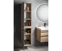 SAPHO SITIA skříňka vysoká 46,7x172x32cm, 2x dvířka, levá/pravá, dub alabama (3)