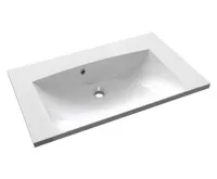 SAPHO MARIA umyvadlo, litý mramor, 75x46cm, bez otvoru, bílá SAPHO MARIA umyvadlo, litý mramor, 75x46cm, bez otvoru, bílá