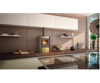 HS Flamingo Krbová kamna FLAMINGO ® AMOS olivová (6)