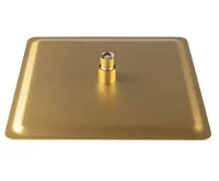 SAPHO SLIM hlavová sprcha, 300x300mm, zlato mat (3)