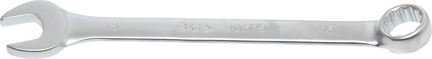 BGS Klíč očkoplochý 16 mm, matný chrom