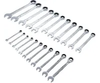 BGS Sada ráčnových očkoplochých klíčů, 6 - 32 mm, 22dílná (1)