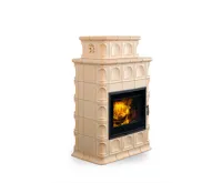 Hein Kachlová kamna HEIN s teplotním výměníkem BARACCA 3 TV - s teplovodním výměníkem (2)