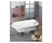 POLYSAN FOXTROT volně stojící vana 170x75x64cm, nohy chrom mat, bílá (1)