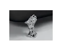 POLYSAN FOXTROT volně stojící vana 170x75x64cm, nohy chrom mat, černá/bílá (1)