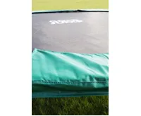 GoodJump 4UPVC zelená trampolína 366 cm s ochrannou sítí + žebřík + krycí plachta (9)