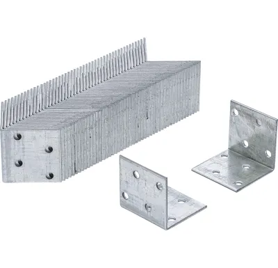 BGS Plech spojovací, 40 x 40 x 40 x 2 mm, výhodná sada, 50 ks