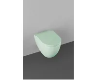 ISVEA INFINITY závěsná WC mísa, Rimless, 36,5x53cm, zelená mint (5)