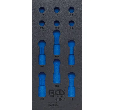 BGS Vložka do dílenského vozíku 1/3, prázdná, pro 4092