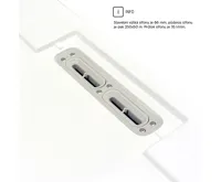 Obdélníková sprchová vanička s hranatým krytem sifonu,120x80x3cm, vč. sif., bez nožiček, litý mramor (3)