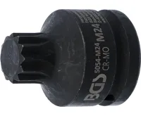 BGS Hlavice zástrčná 3/4" XZN M24, tvrzená,Cr-Mo