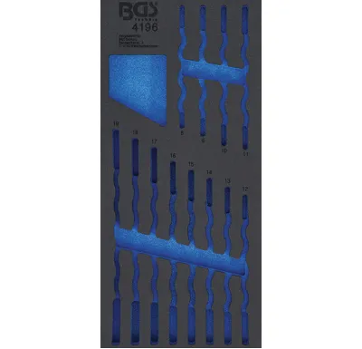 BGS Vložka do dílenského vozíku 1/3, prázdná, pro BGS 4196