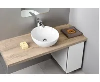 GSI PURA keramické umyvadlo na desku, průměr 42cm, bílá ExtraGlaze (4)