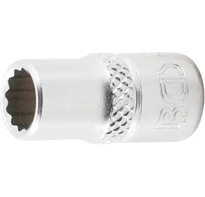 BGS Hlavice nástrčná dvanáctihranná, 6,3 mm (1/4"), 9/32"